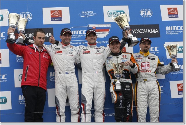 WTCC 슬로바키아 대회 (1)_포디움