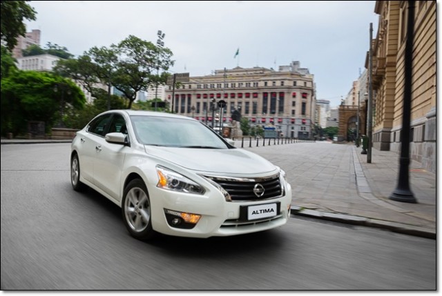 Com o sedan grande, Nissan completa sua gama de ve?ulos no Brasil.