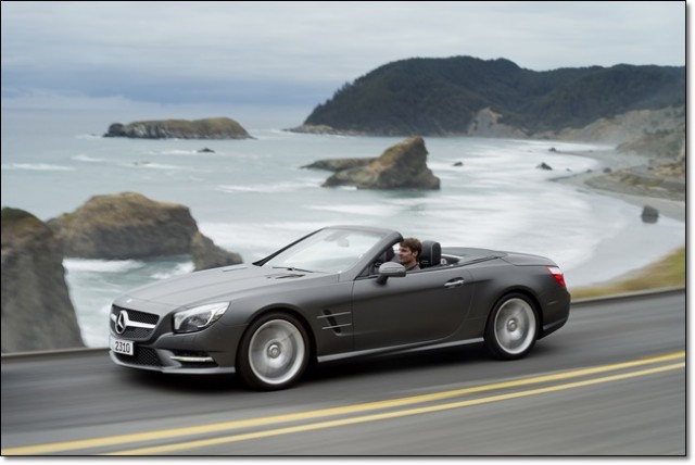 SL 500, AMG Sportpaket, Cerrusitgrau MAGNO, Leder Schwarz  (BR 231) 2012