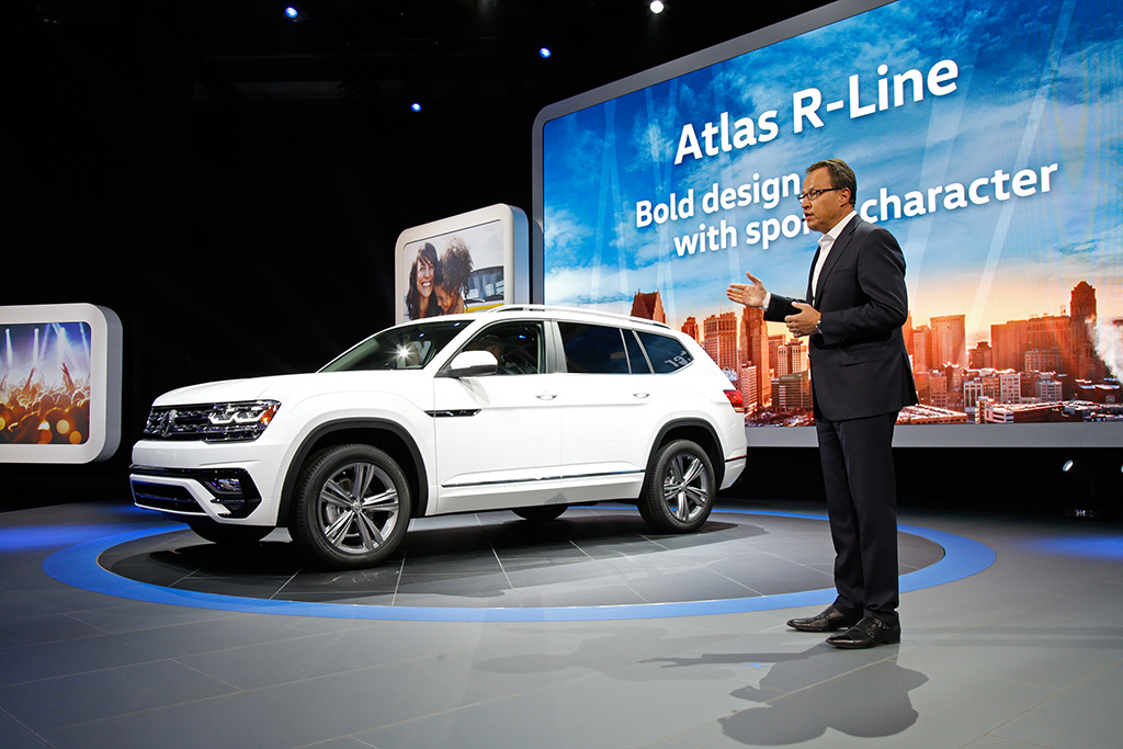 NAIAS Detroit 2017, Volkswagen Pressekonferenz