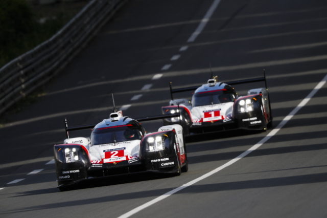 Porsche 919 Hybrid, Porsche LMP Team: Timo Bernhard, Earl Bamber, Brendon Hartley, Neel Jani, Nick Tandy, Andre Lotterer