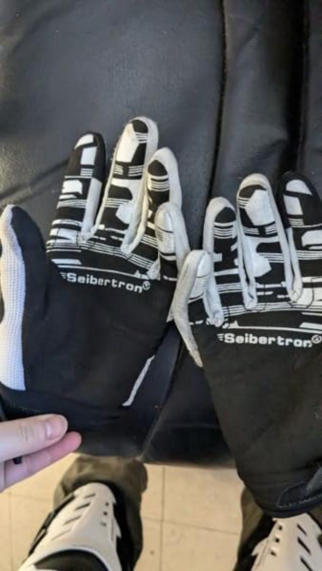 User Image of Gloves After Use