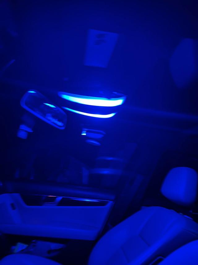 Blue interior lights 2