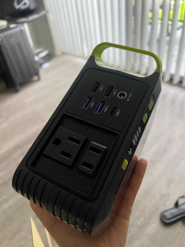 MARBERO Portable Power Station charging devices while camping