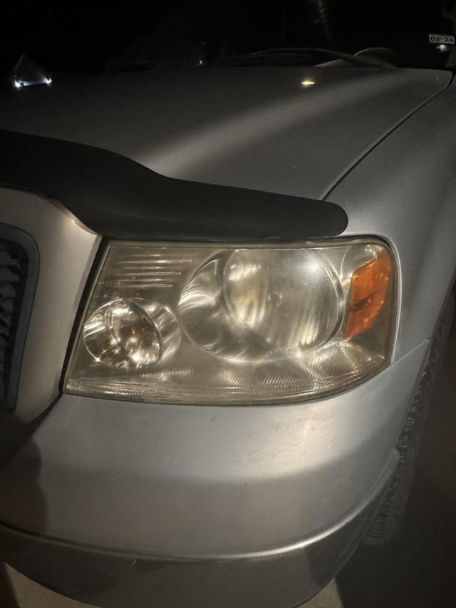 Headlight before treatment