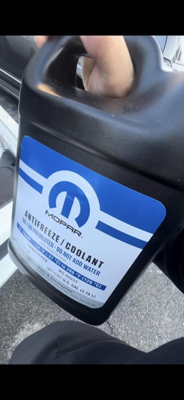 Mopar Coolant Unboxing