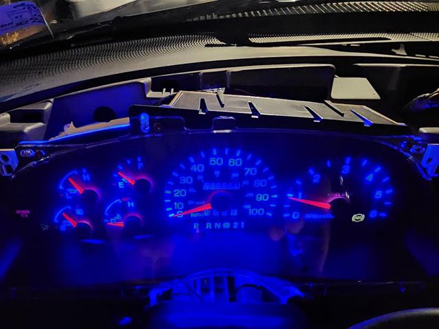 Blue LED's 1998 F150 dash lights