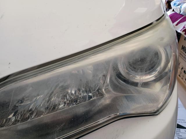 Headlight during cleaning process