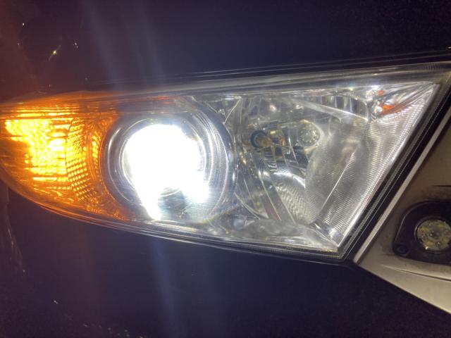 Headlight before restoration