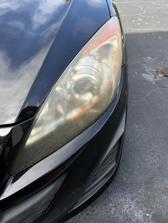 Headlight before cleaning