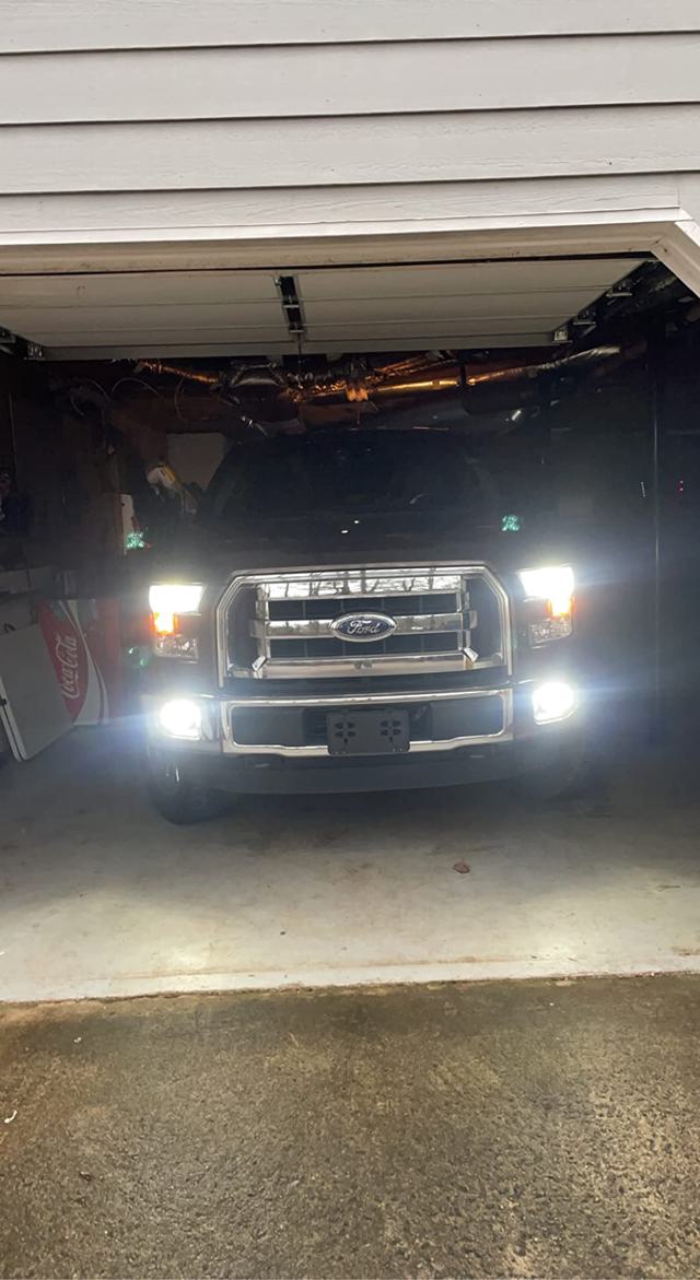 SEALIGHT fog lights installed on a 2015 F150