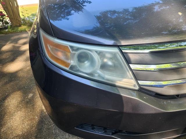 Headlight before restoration