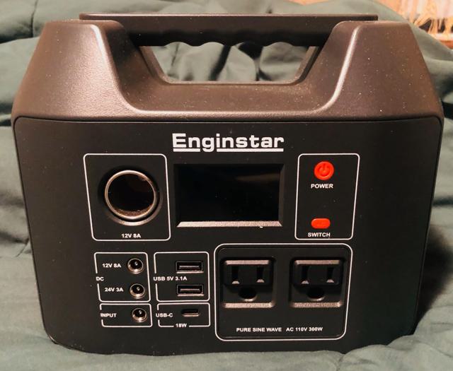 EnginStar 300W powering a BiPAP machine