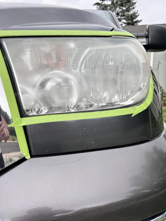 Restored headlight clarity