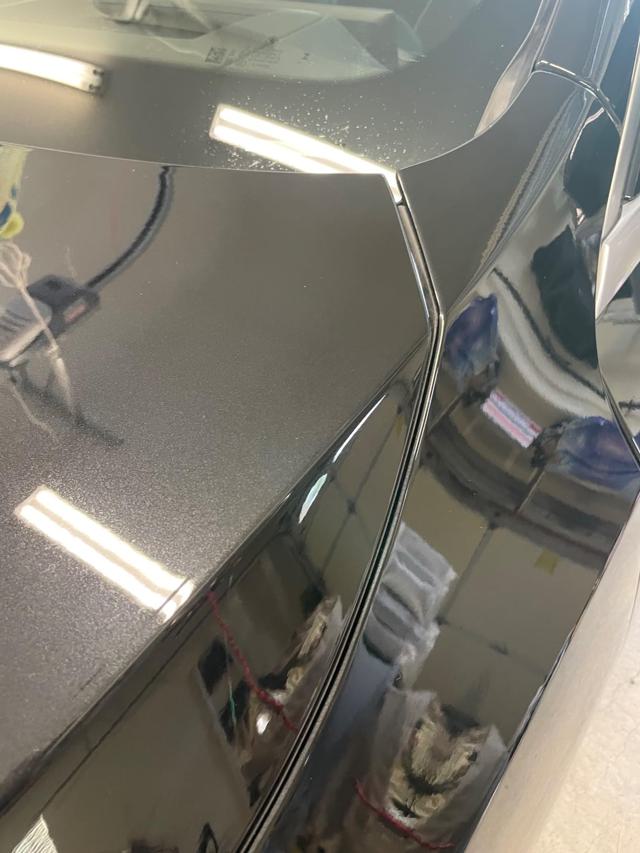 Water spot removal on BMW