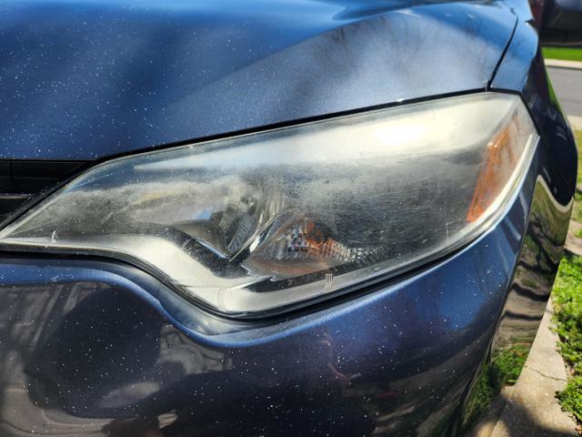 Headlight after polishing