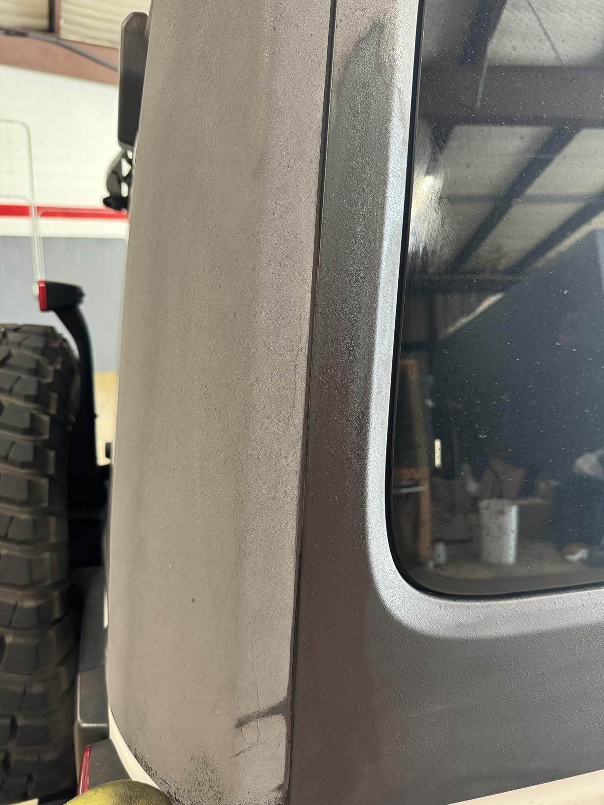 CAR GUYS Plastic Restorer on Jeep