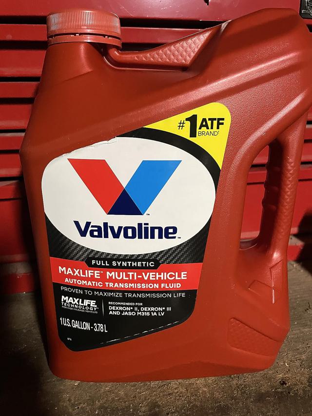 Valvoline ATF label