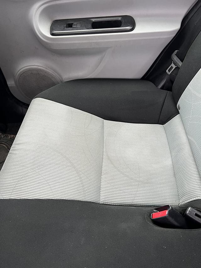 Cleaned car seat