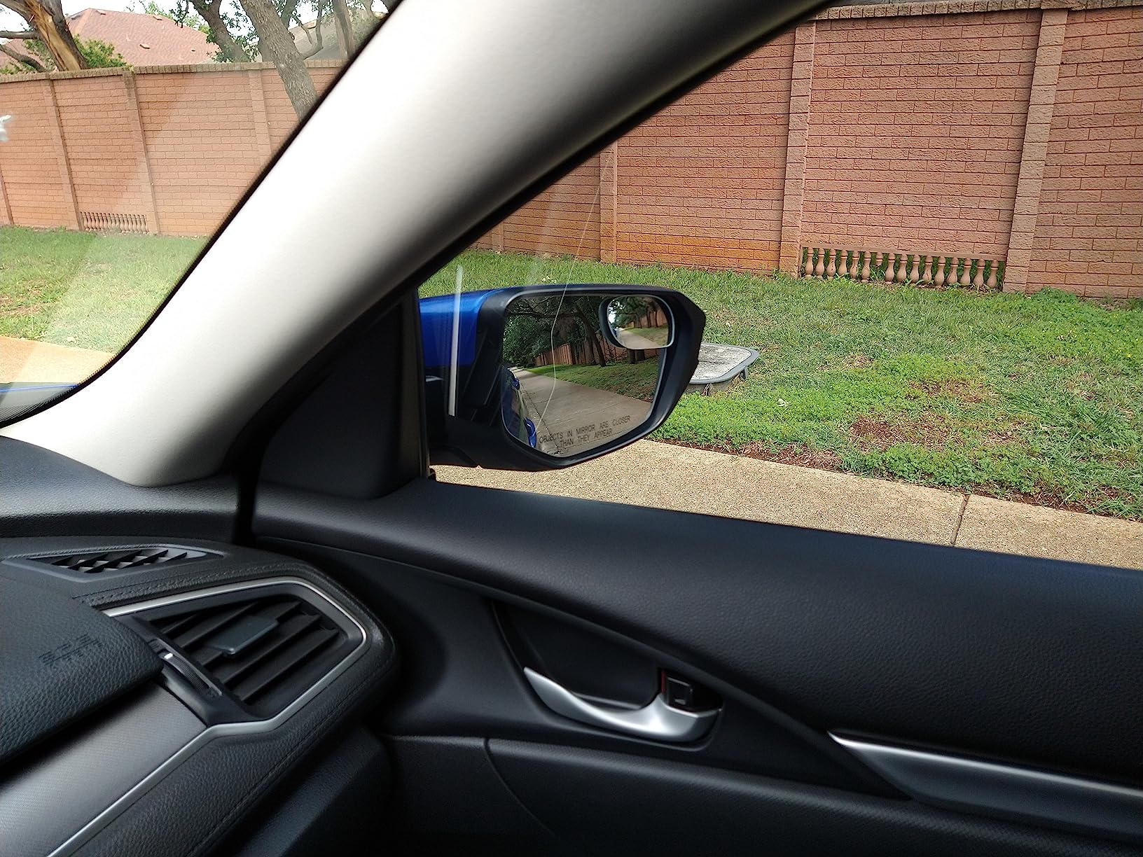 Expanded View with Blind Spot Mirror