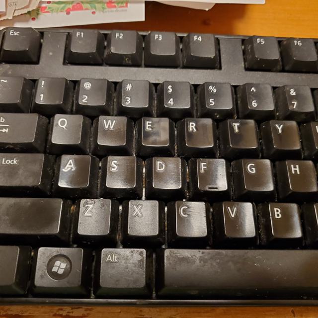 Keyboard cleaning process