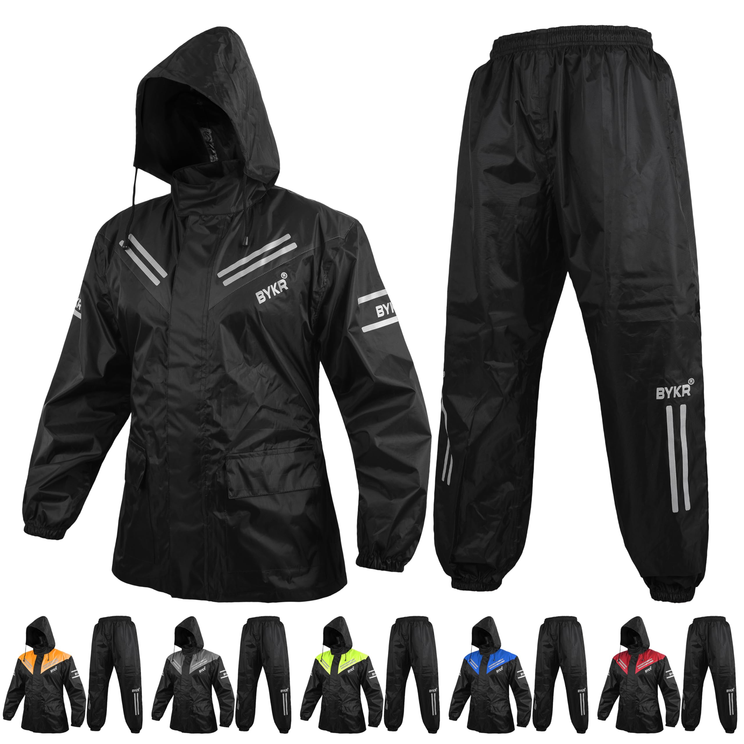 BYKR Waterproof Motorcycle Rain Suit