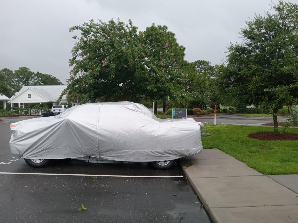 EzyShade Car Cover during Tropical Storm