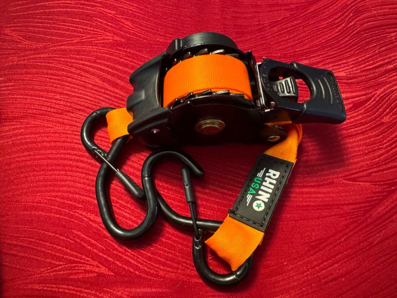 Close-up of Rhino USA strap